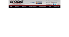 Desktop Screenshot of brooksleather.com